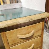 Vintage school teacher's desk