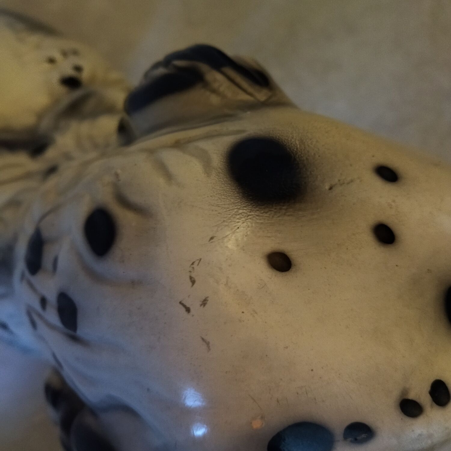 Ceramic dog 60s life-size