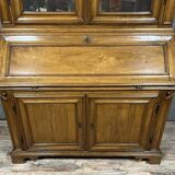 Italy 17th century: Lombard cabinet with three bodies in solid walnut circa 1680