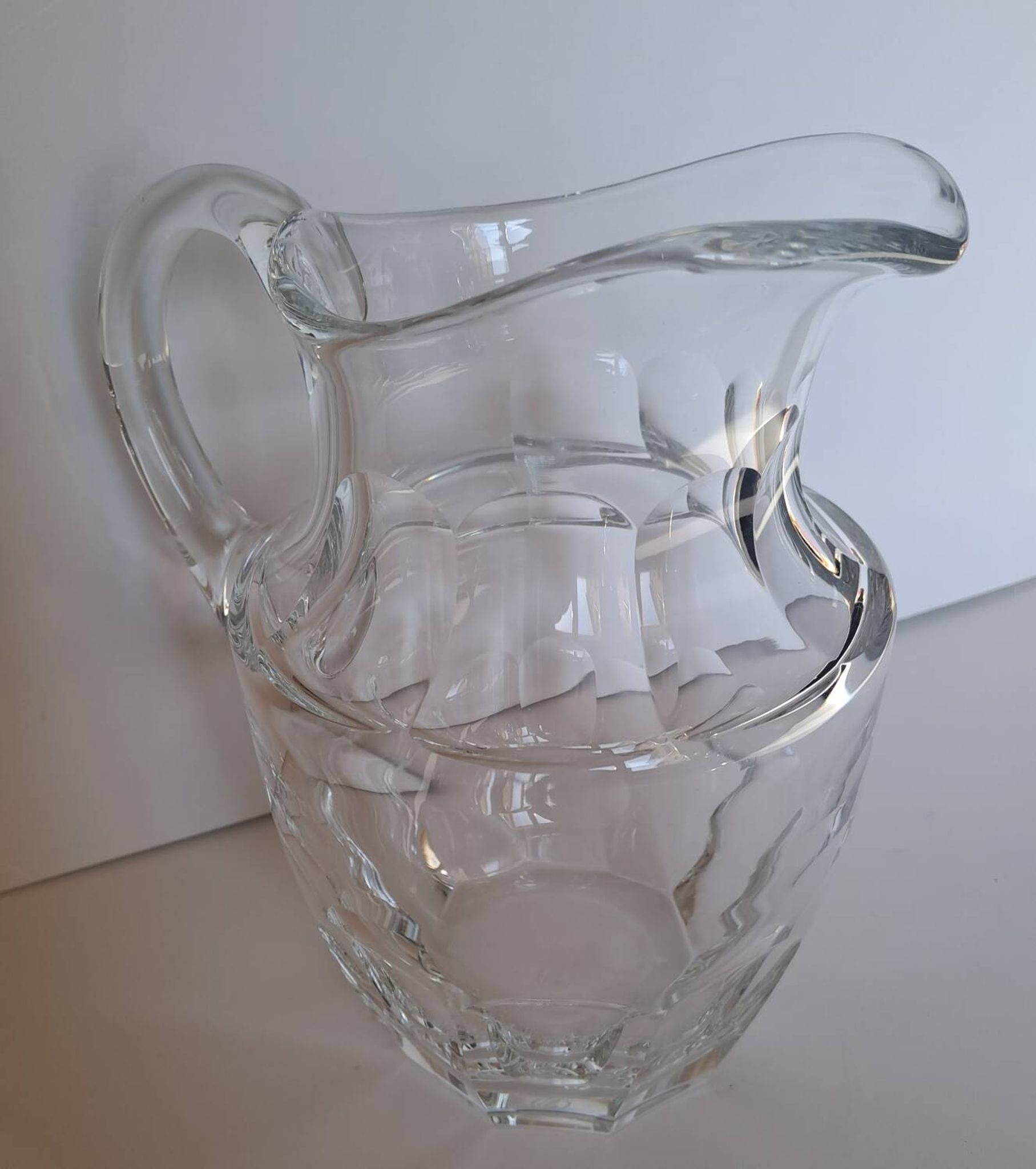 Pichet en cristal de Moser signé