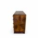 Walnut burl commode, Italian Art Deco, 1940s.