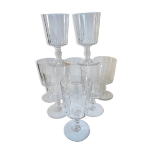 Lot de 8 grands verres