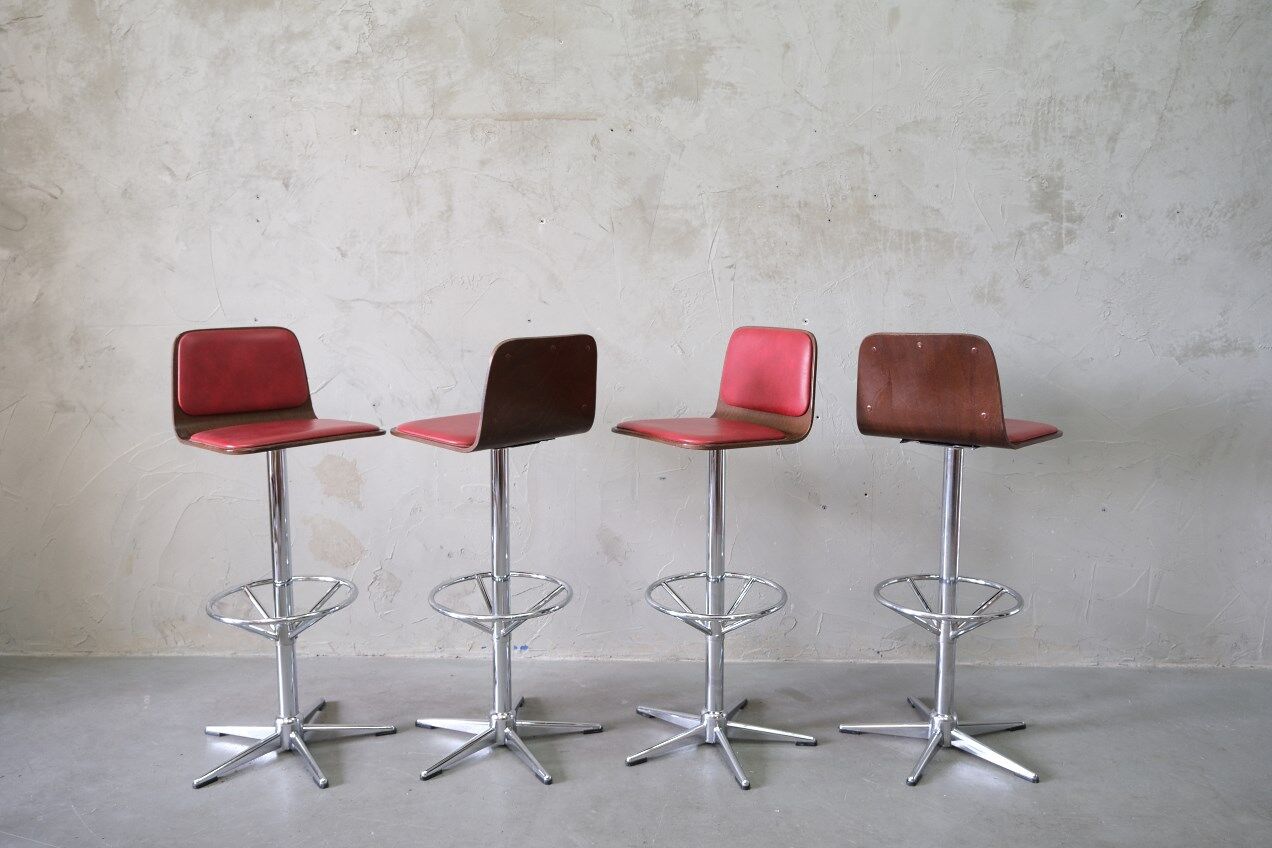 Vintage bar stools, 1970