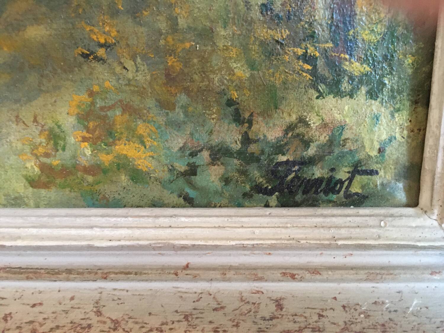 Old painting Seaside