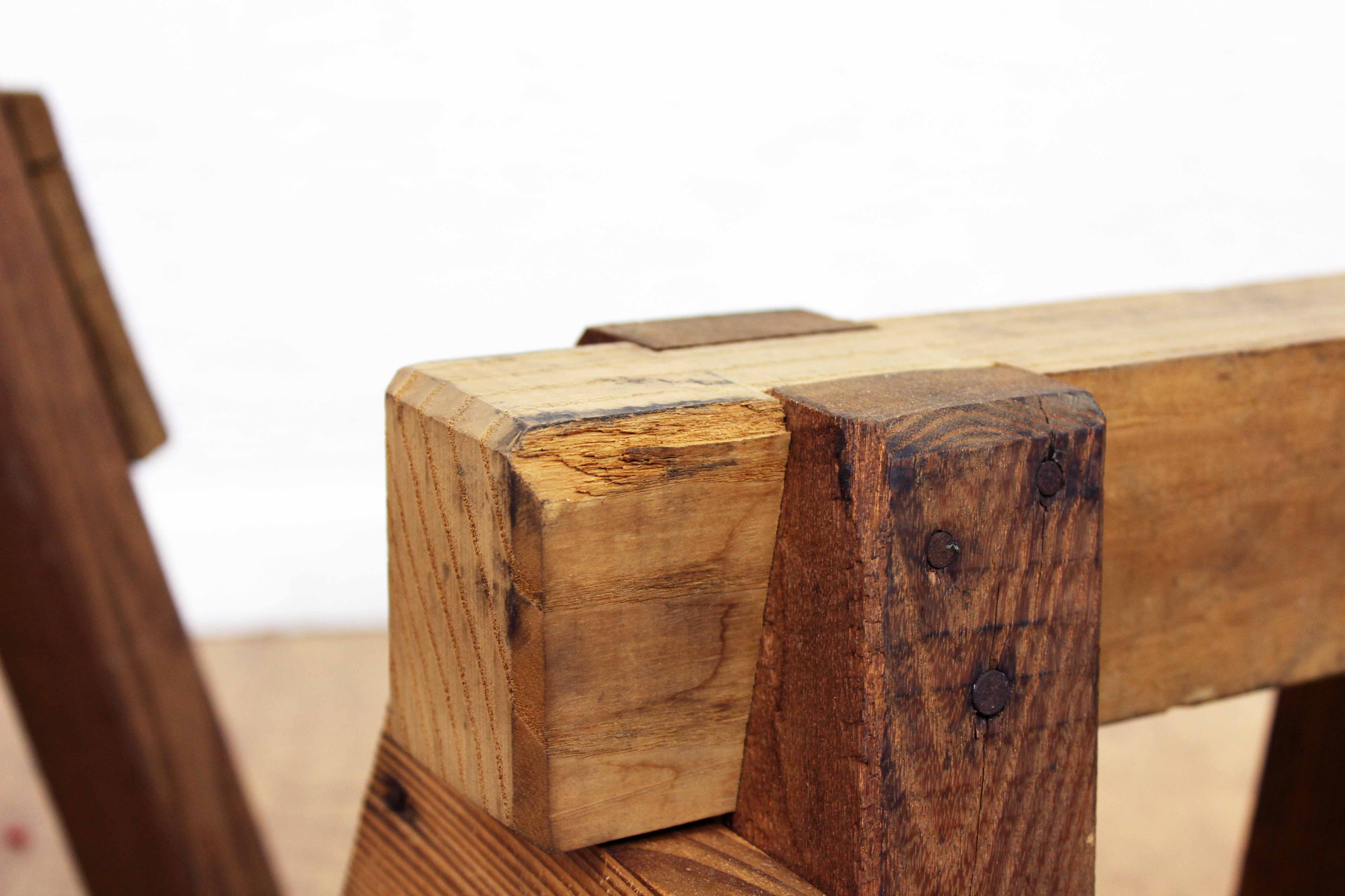 Pair of antique trestles