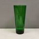 Large vintage vase in green glass.