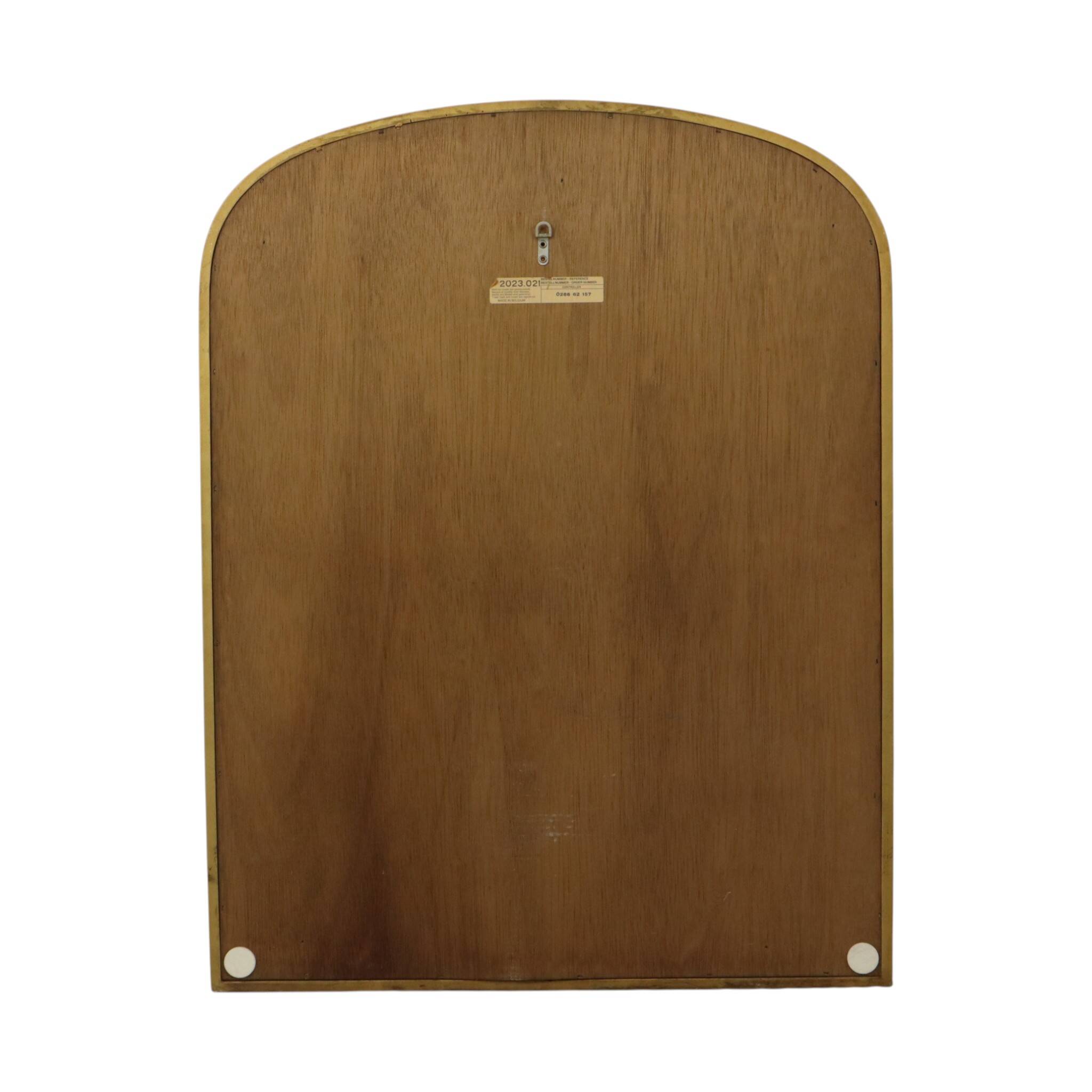 Hollywood Regency Gold Arch Mirror by Deknudt, 80cm