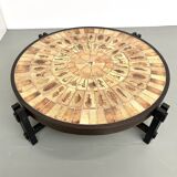 Table basse "Les Herbiers" par Roger Capron