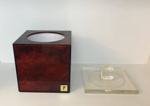 Seau à glaçons en plexiglass