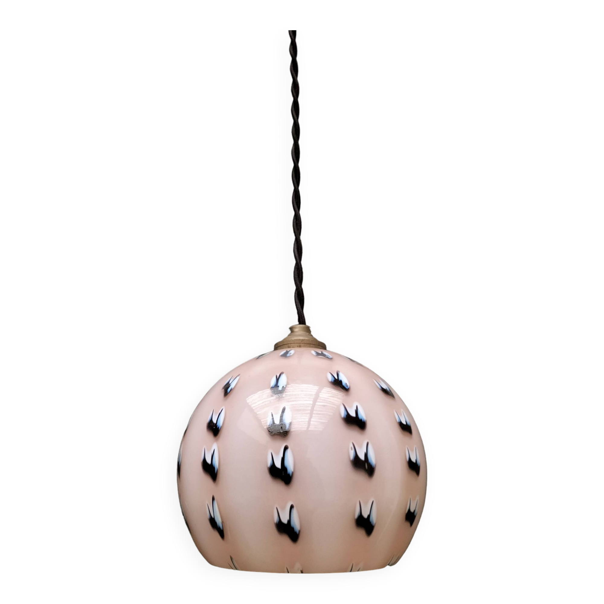 Opaline pendant light