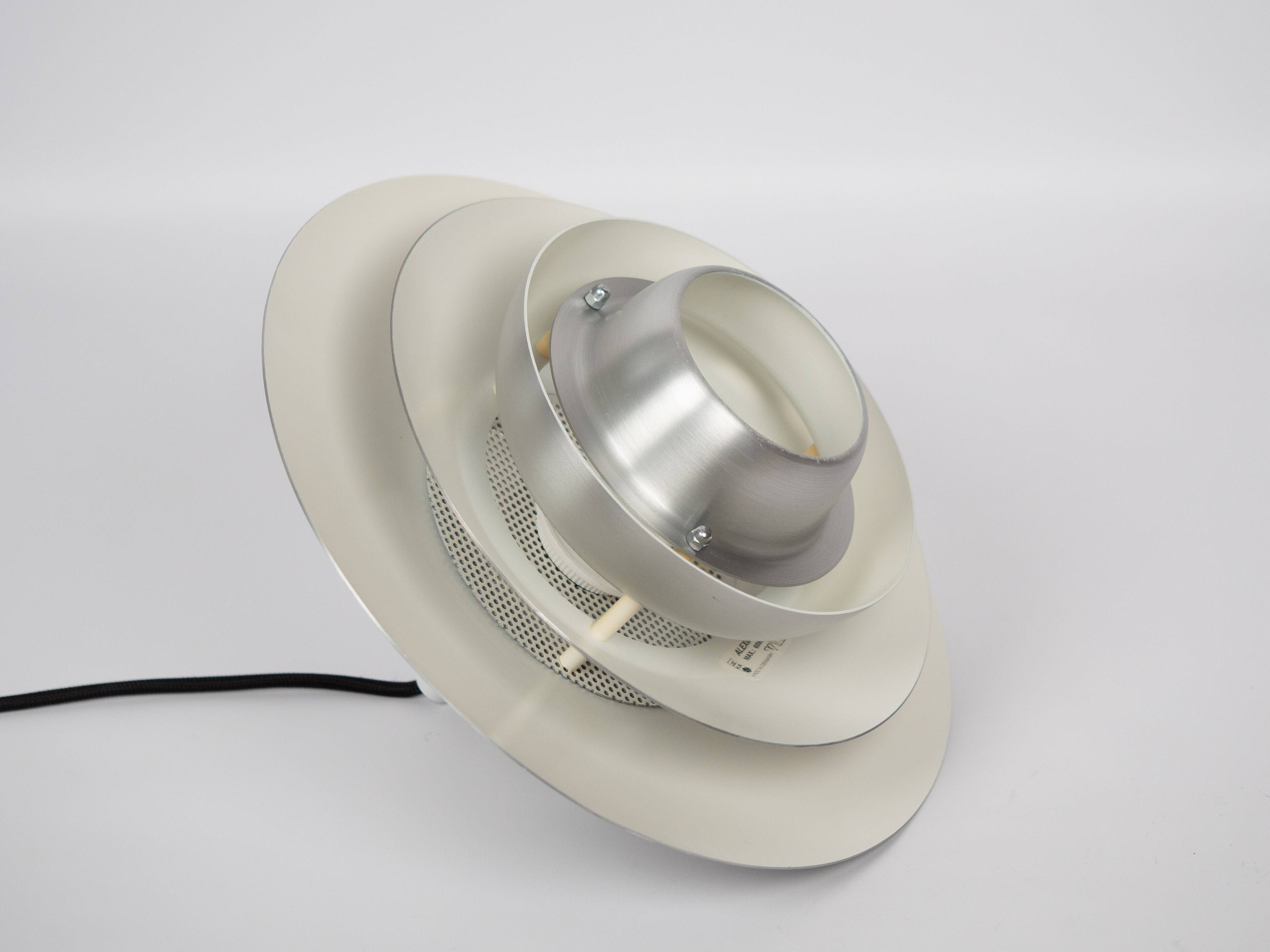 Danish vintage pendant lamp Alexia by Kurt Wiborg, Jeka, 1980s