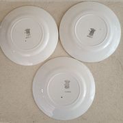 Set of five iron earth plates