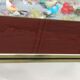 Coffee table of the 50s compass showcase bird and cherry
