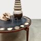 Vintage Heinz Lilienthal coffee table ‘E8’ agate & stone