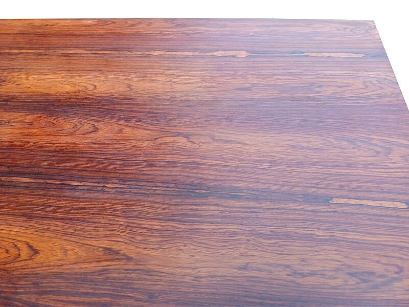 Vintage Scandinavian dining table from the 1960s, extendable, made of rosewood.