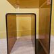 Smoked plexiglass side table signed Michel Dumas for Roche