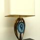 Willy Daro brass lamp, 1970s