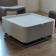 Table basse italienne space age, pièce unique, épreuve de designer