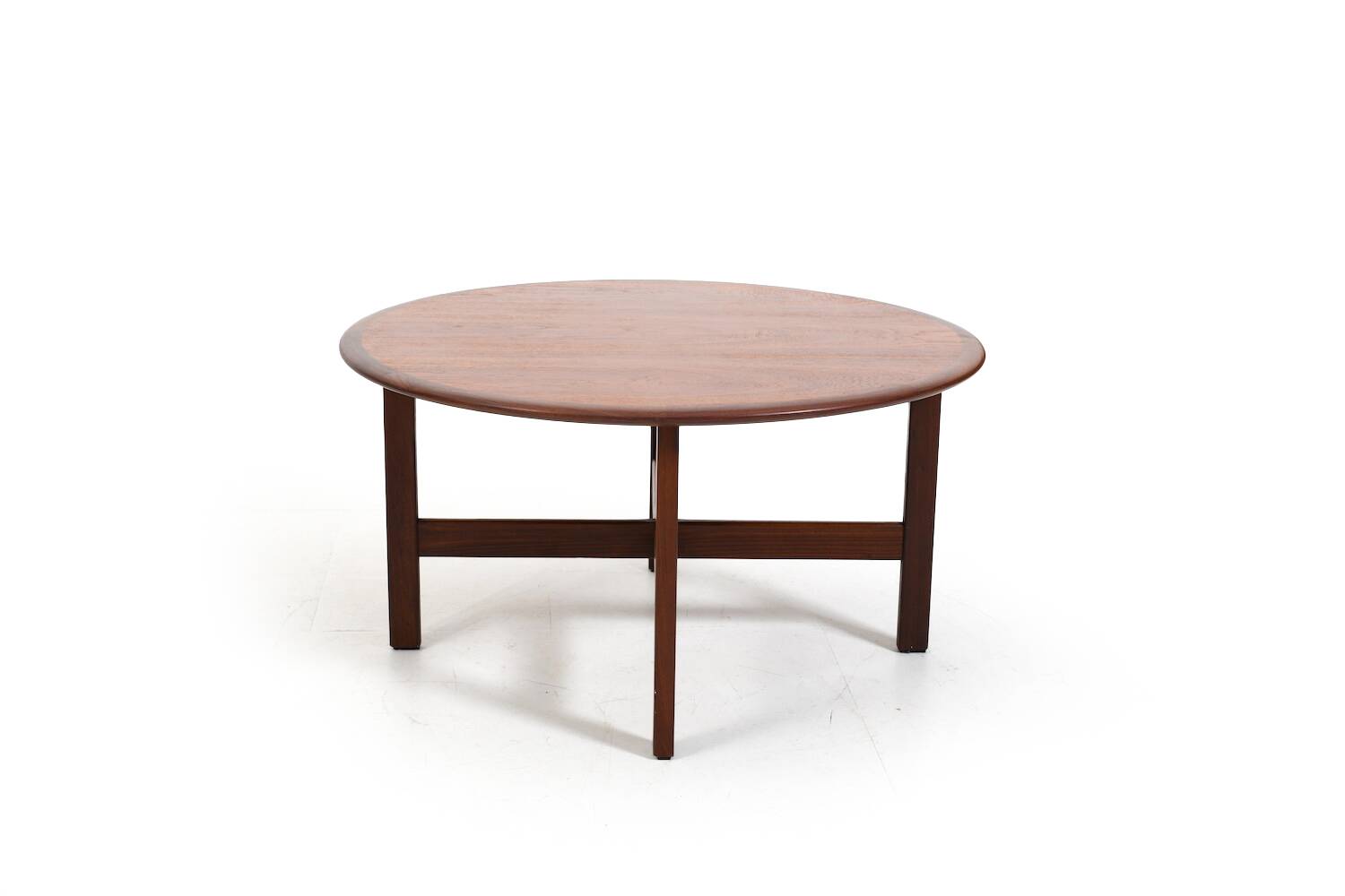 Round Teak Sofa Table by ASKO