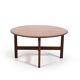 Round Teak Sofa Table by ASKO