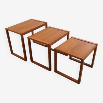 Bramin nesting tables deens design in teak