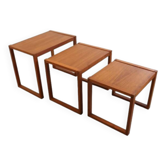 Bramin nesting tables deens design in teak