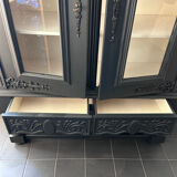 Colonial style display cabinet