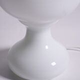 vintage white opaline lamp