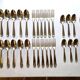 CHRISTOFLE silver-plated metal cutlery set, Printania model