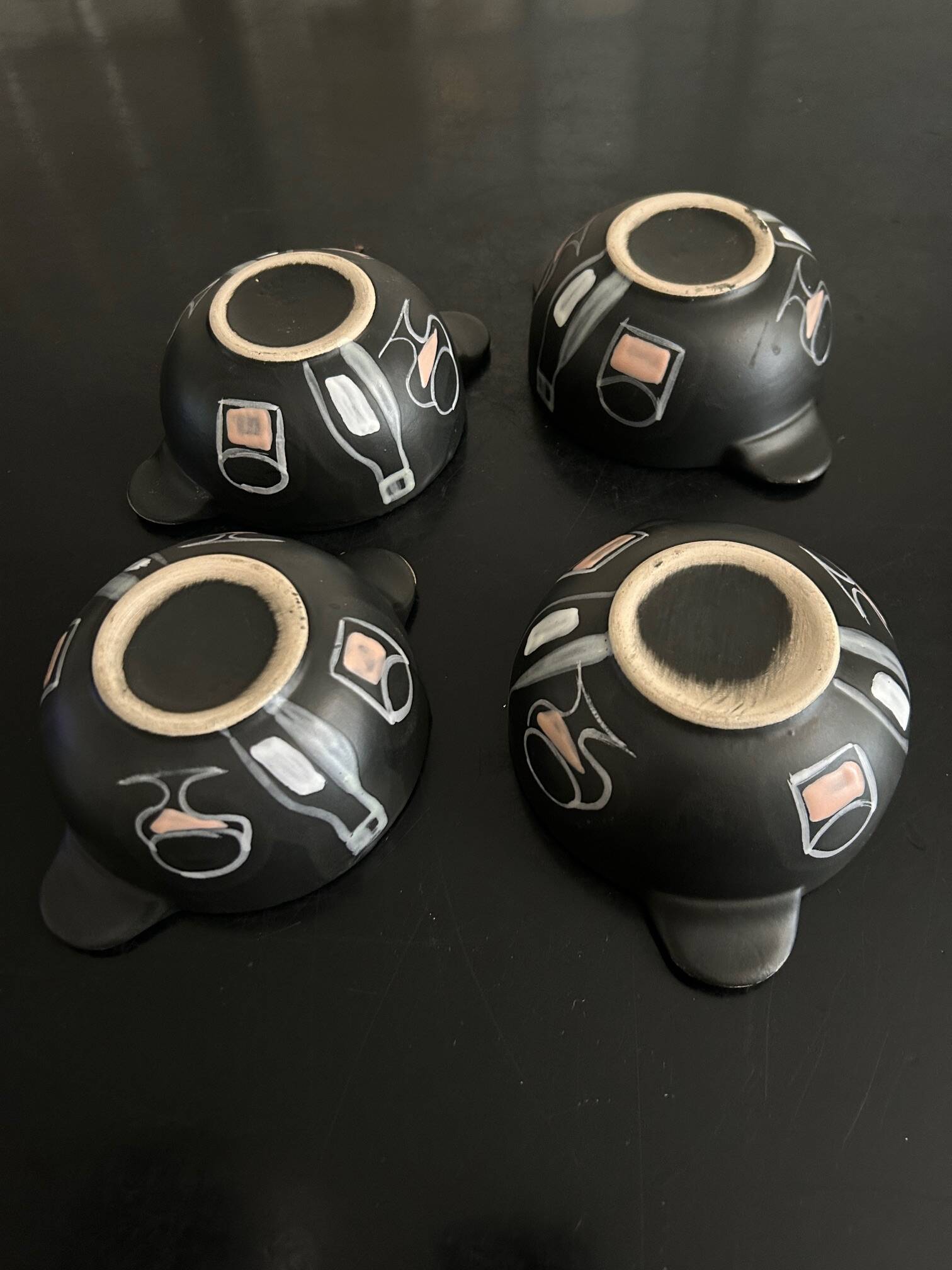 4 bowls from the 50s, Vallauris