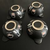 4 bowls from the 50s, Vallauris