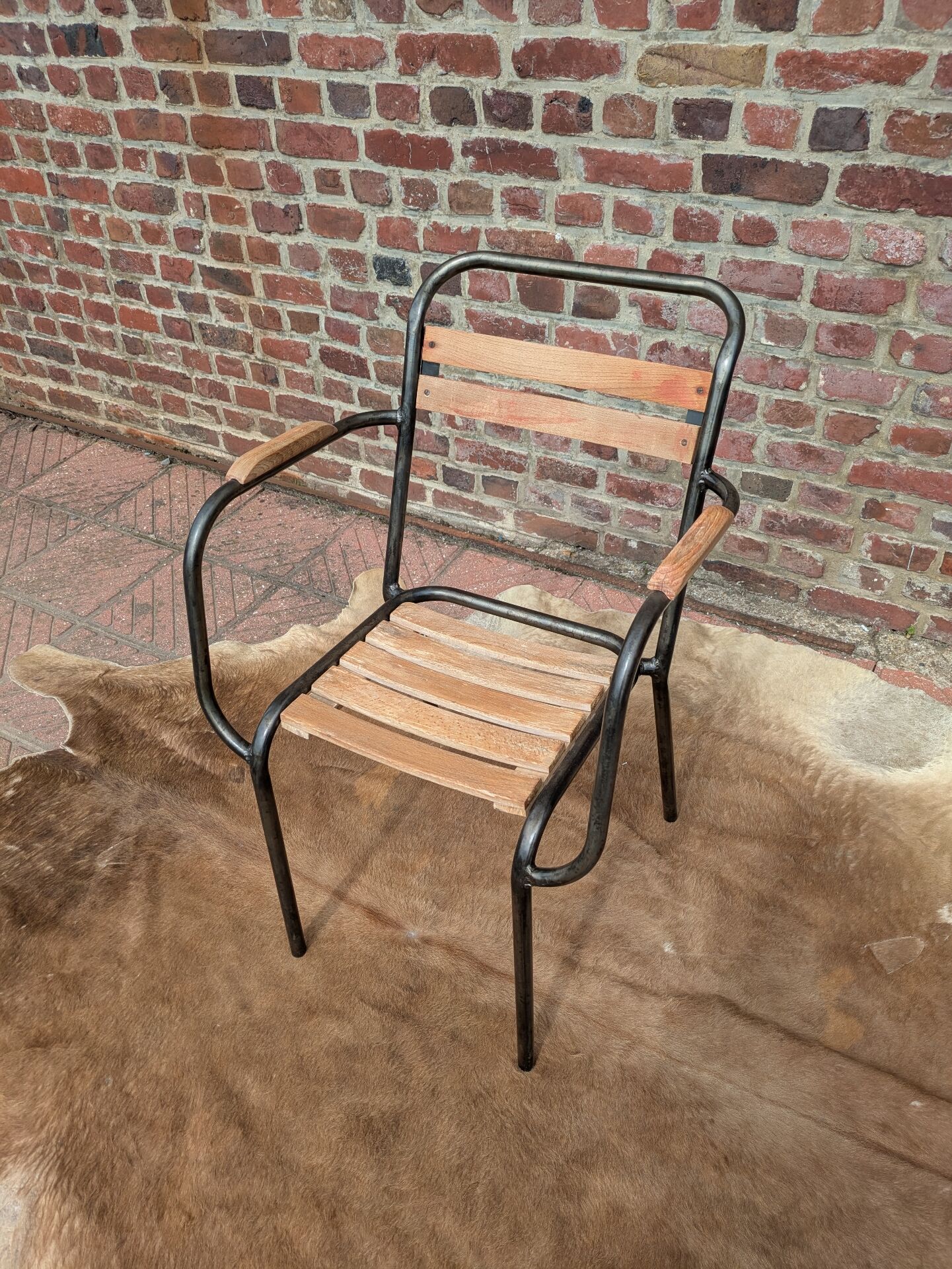 Industrial armchair