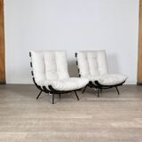 Pair Of Costela Lounge Chairs By Carlo Hauner And Martin Eisler, 1950s