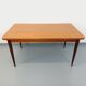 Table à manger rectangulaire style scandinave vintage des années 50 60 teck