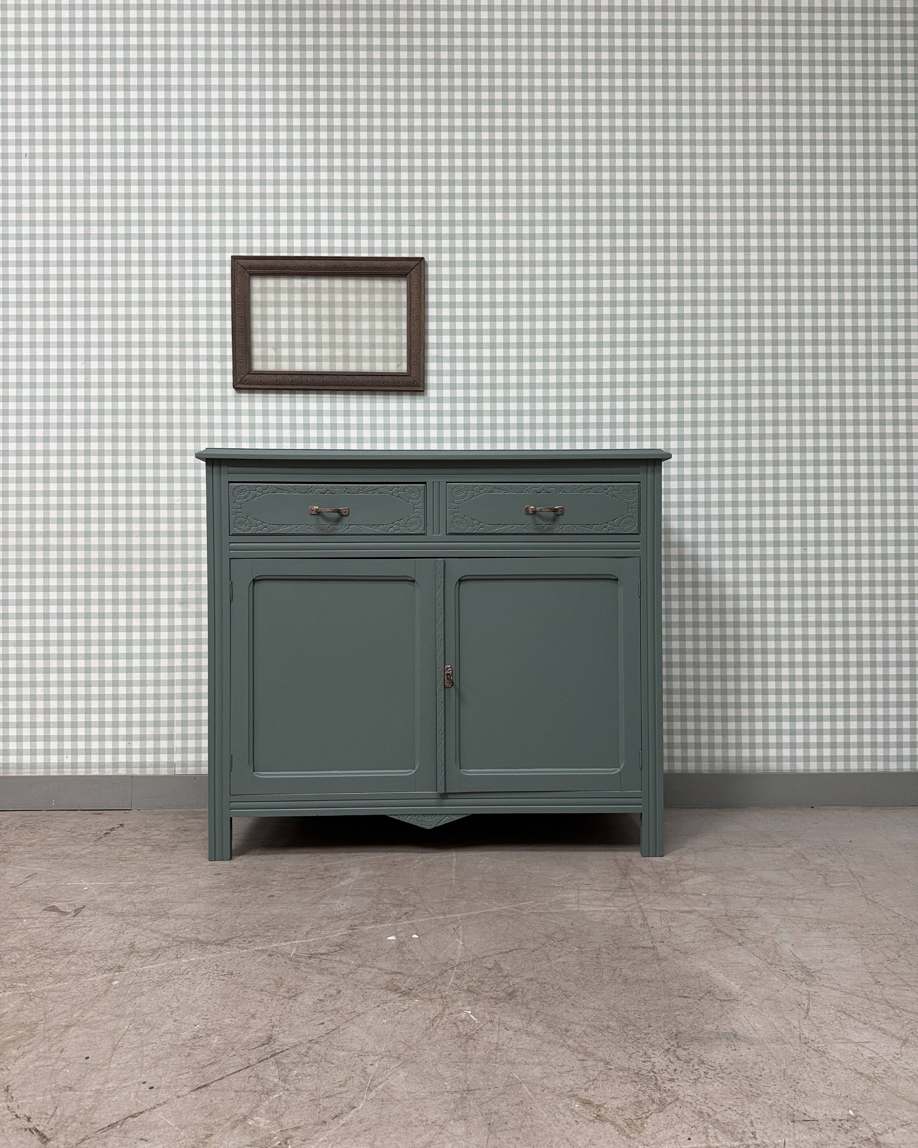 Buffet art déco vert (rénové)