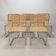 Ensemble de 5 chaises Cesca vintage par Marcel Breuer