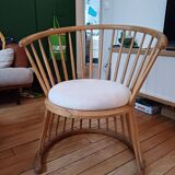 Fauteuil AMPM - Raggi bas, naturel design E. Gallina