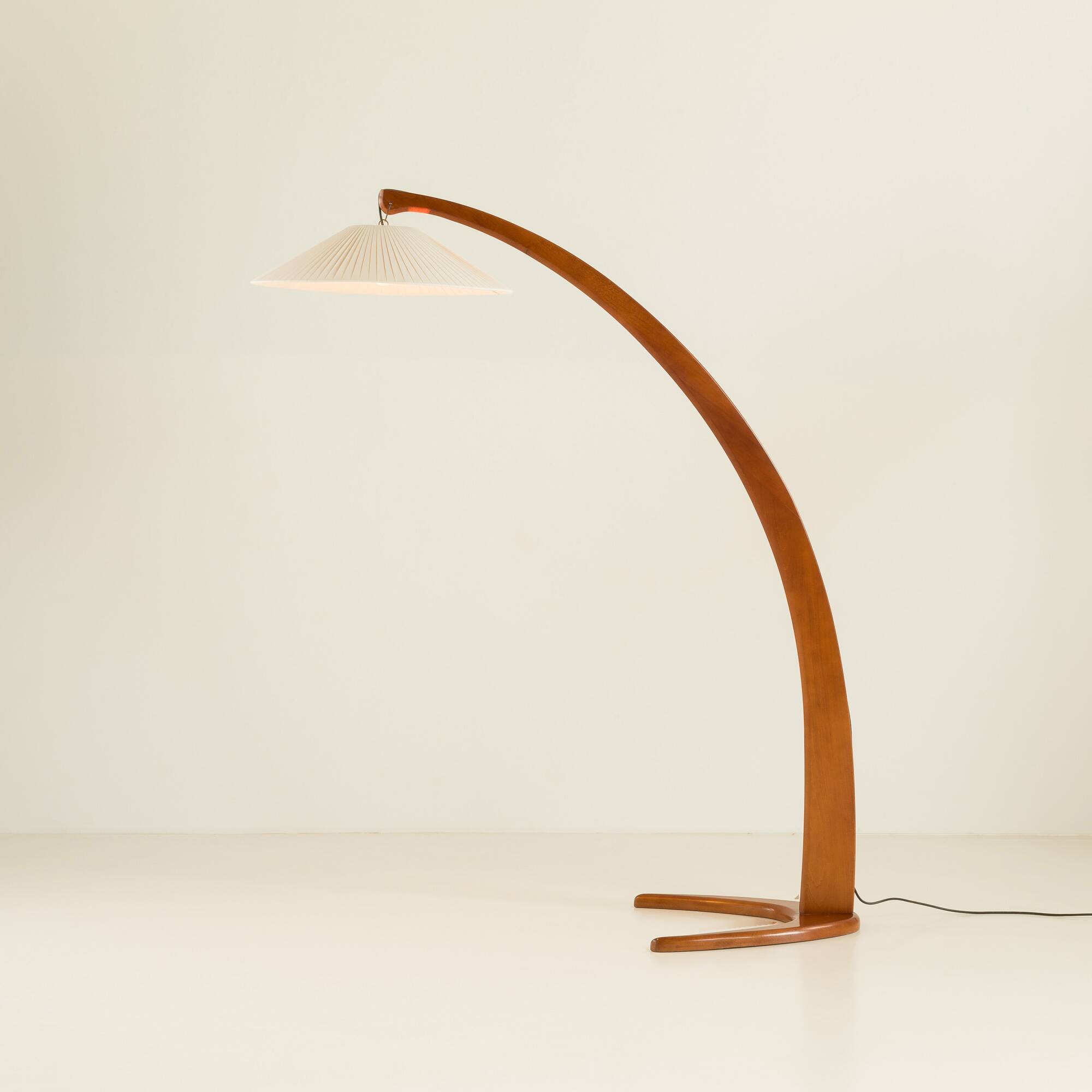 Italian mid century arc floor lamp, 1970s