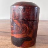 Wooden box with lid
