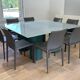 8 chaises en cuir Kiris édition Gorini Divani