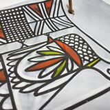 Colossal Roger Capron ceramic cup from the French Riviera, 1950s