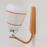 Mid-century wood wall lamp  by Drevo Humpolec, 1970