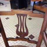 Wood and Straw armchair