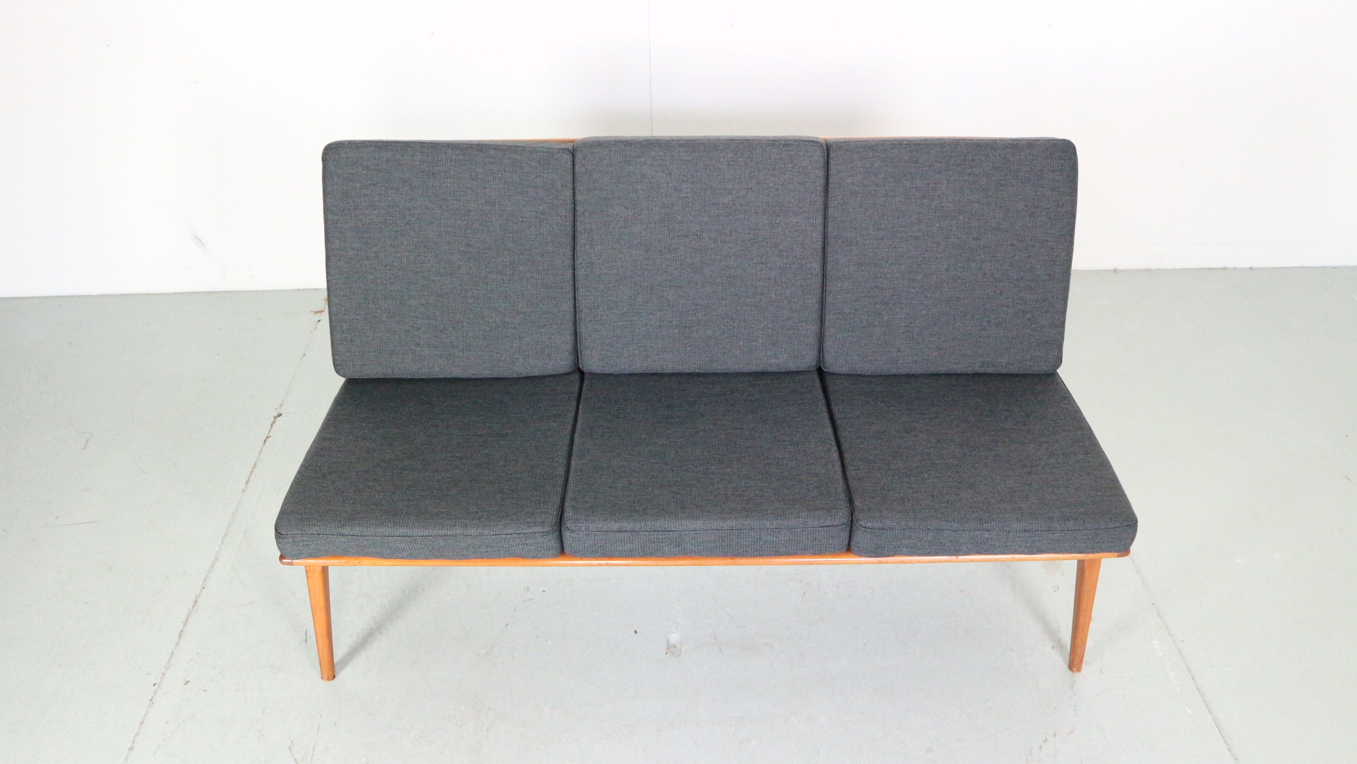 Mid-Century Modern Hans Mitzlaff 1950s Boomerang Sofa for Eugen Schmidt, 1950's
