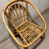 Rattan armchair