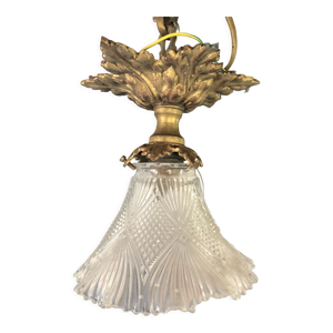 Plafonnier bronze avec tulipe