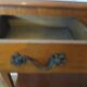 Cherry console with 2 drawers - Louis XV style - cherry wood