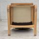 1970s, Swedish design by Åke Fribytter, armchair, leather, bentwood.