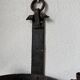 Wrought iron candle holders 1900 brutalist sconces