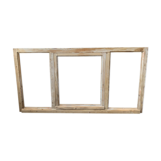 Old wooden workshop window